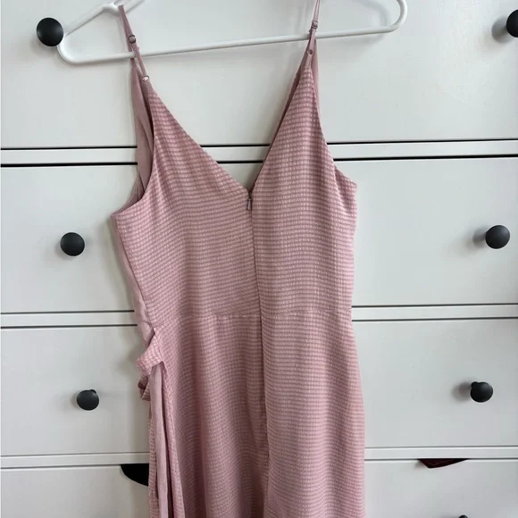 Pink faux-Wrap Dress - Picture 2 of 5